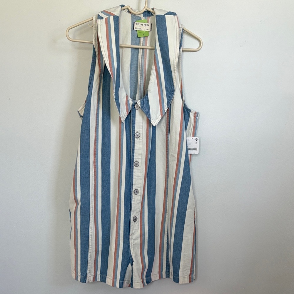 We The Free Dover Denim Playsuit